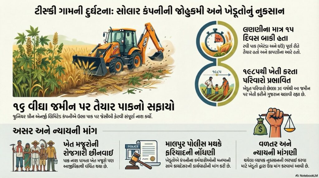 Solar Land Dispute and Crop Damage News