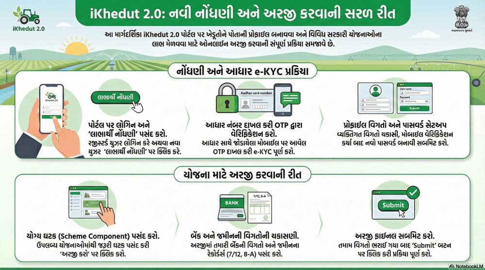 Aadhaar e-KYC Verification in iKhedut 2.0 Portal